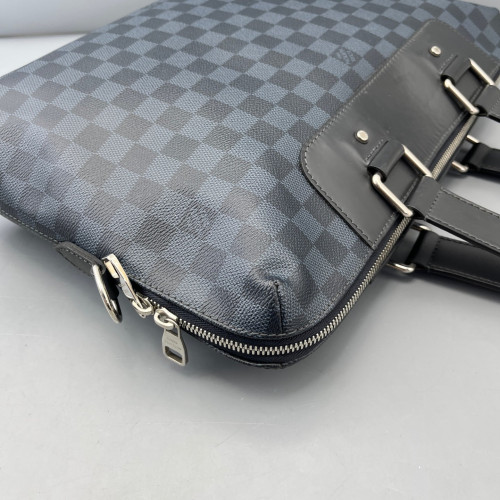 Louis Vuitton Porte Documents Voyage PM Damier Cobalt Black