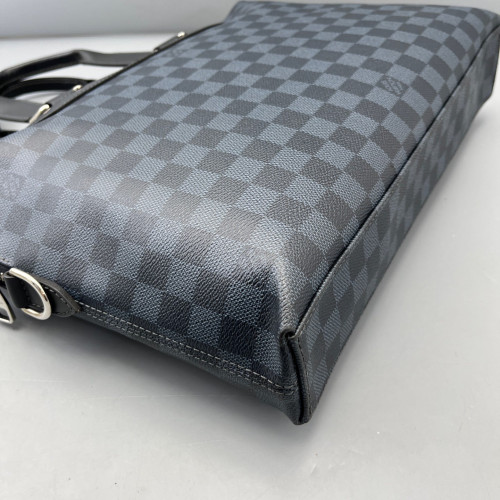 Louis Vuitton Porte Documents Voyage PM Damier Cobalt Black