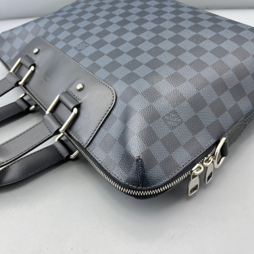 Louis Vuitton Porte Documents Voyage PM Damier Cobalt Black