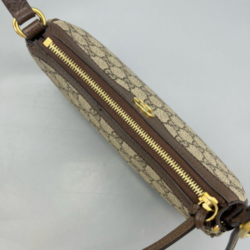 Gucci Small Ophidia Hobo GG Supreme Monogram Beige Ebony Beige Brown