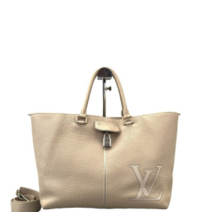 Louis Vuitton Handbag Calfskin Grey