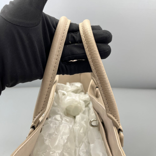 Louis Vuitton Handbag Calfskin Grey