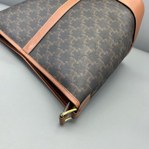 Celine Triomphe Bucket Bag Mediun Triomphe Tan Black Celine Triomphe Bucket Bag Mediun Triomphe Tan Black