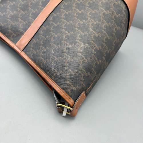 Celine Triomphe Bucket Bag Mediun Triomphe Tan Black Celine Triomphe Bucket Bag Mediun Triomphe Tan Black
