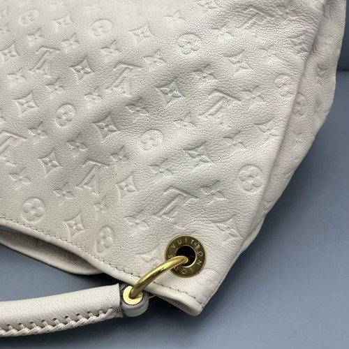 Louis Vuitton Artsy MM Monogram Empreinte White