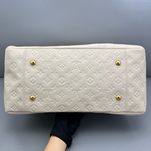 Louis Vuitton Artsy MM Monogram Empreinte White