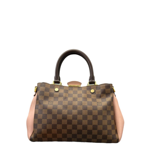 Louis Vuitton Nromandy PM Damier Ebene Brown Pink