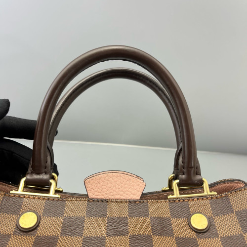 Louis Vuitton Nromandy PM Damier Ebene Brown Pink