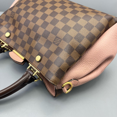 Louis Vuitton Nromandy PM Damier Ebene Brown Pink