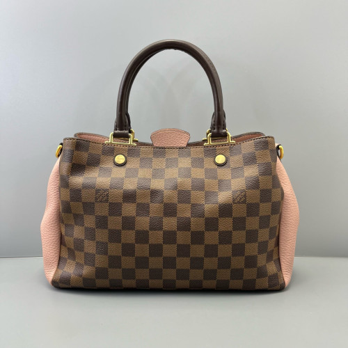 Louis Vuitton Nromandy PM Damier Ebene Brown Pink