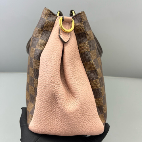 Louis Vuitton Nromandy PM Damier Ebene Brown Pink