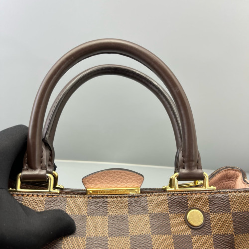 Louis Vuitton Nromandy PM Damier Ebene Brown Pink