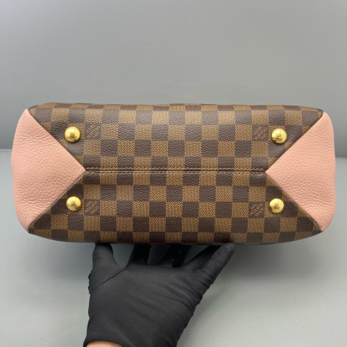 Louis Vuitton Nromandy PM Damier Ebene Brown Pink