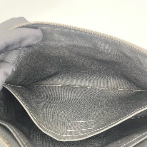 Louis Vuitton Clutch Monogram Shadow Black