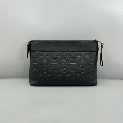 Louis Vuitton Clutch Monogram Shadow Black