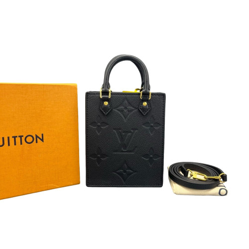Louis Vuitton Petite Sac Plat Monogram Empreinte Giant Black