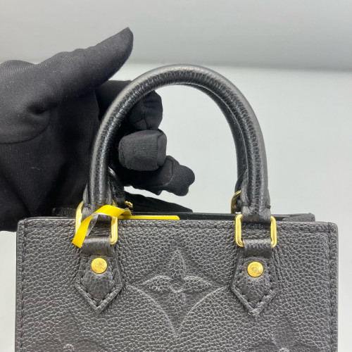 Louis Vuitton Petite Sac Plat Monogram Empreinte Giant Black