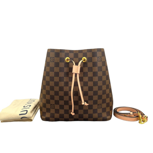 Louis Vuitton Neonoe MM Damier Ebene Brown Louis Vuitton Neonoe MM Damier Ebene Brown
