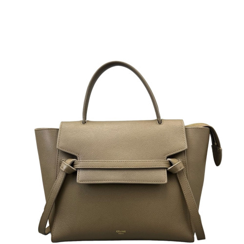Celine Micro Belt Bag Grained Calfskin Light Brown