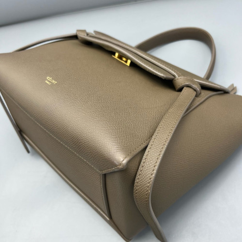 Celine Micro Belt Bag Grained Calfskin Light Brown