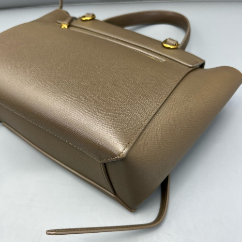 Celine Micro Belt Bag Grained Calfskin Light Brown