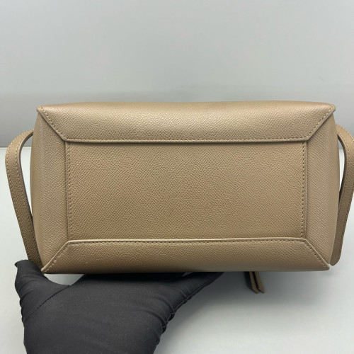 Celine Micro Belt Bag Grained Calfskin Light Brown