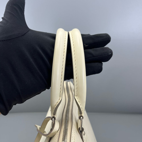 Louis Vuitton Alma GM Epi White