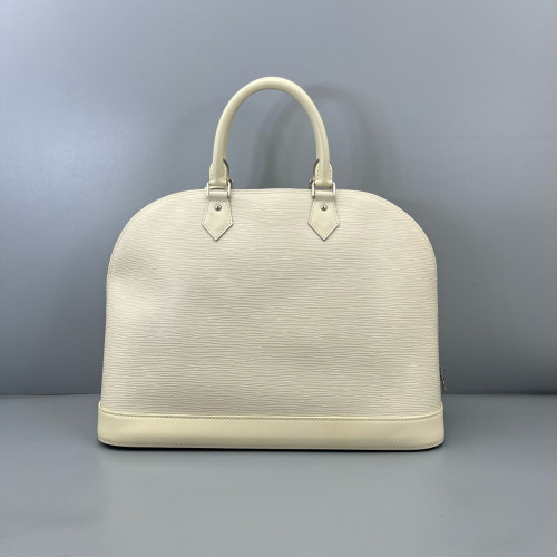 Louis Vuitton Alma GM Epi White