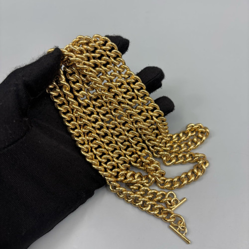 Gucci Mini GG Marmont Wallet On Chain Full Flap Grained Calfskin Black