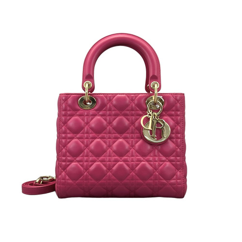 Dior Lady Dior Calfskin Rose