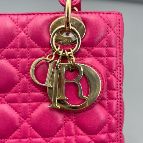 Dior Lady Dior Calfskin Rose