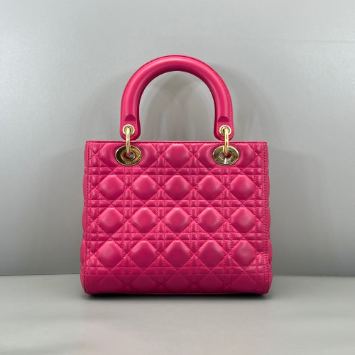 Dior Lady Dior Calfskin Rose