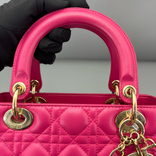 Dior Lady Dior Calfskin Rose