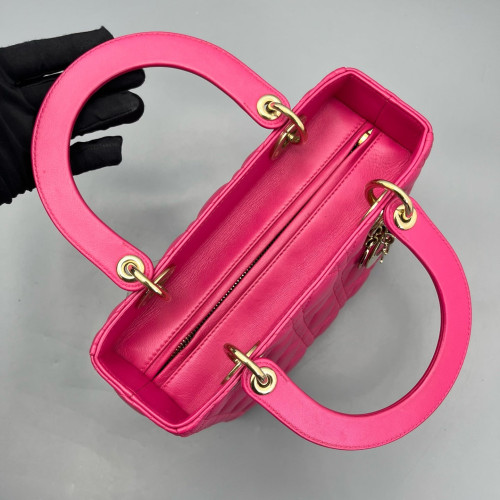 Dior Lady Dior Calfskin Rose