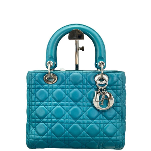 Dior Medium Lady Dior Calfskin Blue