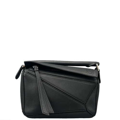 Loewe Mini Puzzle Calfskin Black