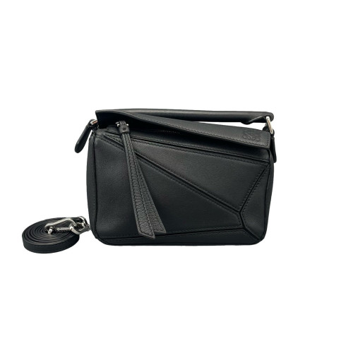 Loewe Mini Puzzle Calfskin Black