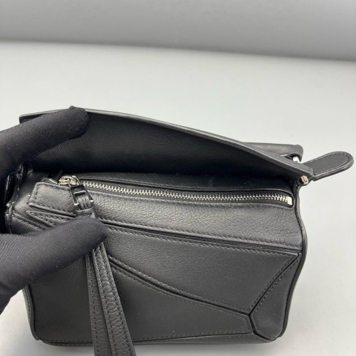 Loewe Mini Puzzle Calfskin Black
