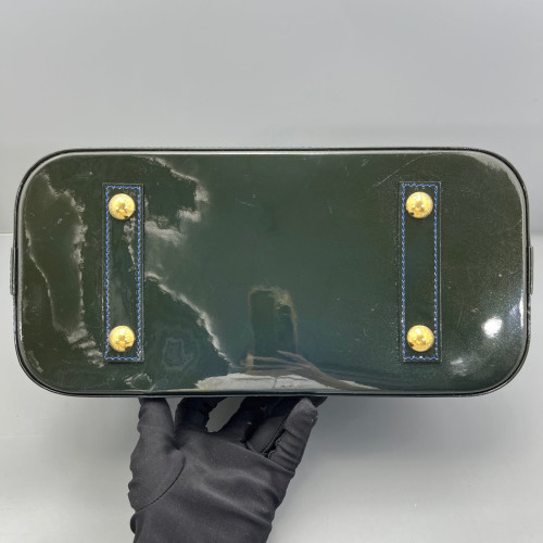 Louis Vuitton Alma PM Vernis Dark Green