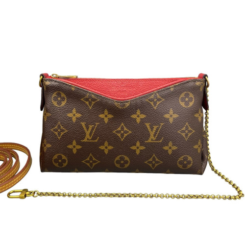 Louis Vuitton Pallas Clutch Monogram Brown