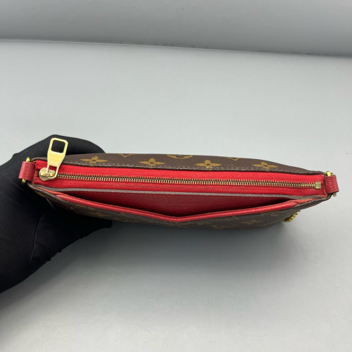 Louis Vuitton Pallas Clutch Monogram Brown