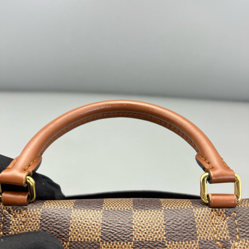 Louis Vuitton Beaumarchais Shoulder Bag Damier Ebene Brown Black