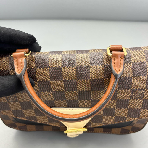 Louis Vuitton Beaumarchais Shoulder Bag Damier Ebene Brown Black