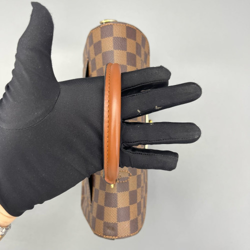 Louis Vuitton Beaumarchais Shoulder Bag Damier Ebene Brown Black