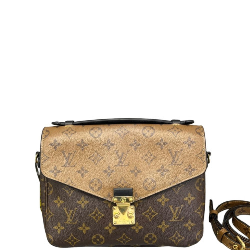 Louis Vuitton Pochette Metis Reverse Monogram Brown Louis Vuitton Pochette Metis Reverse Monogram Brown