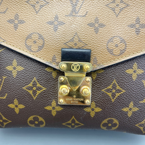 Louis Vuitton Pochette Metis Reverse Monogram Brown Louis Vuitton Pochette Metis Reverse Monogram Brown