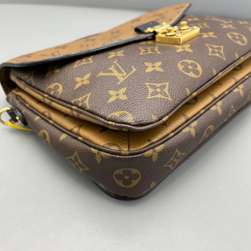 Louis Vuitton Pochette Metis Reverse Monogram Brown Louis Vuitton Pochette Metis Reverse Monogram Brown