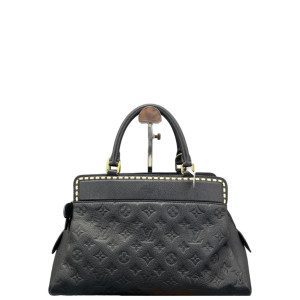 Louis Vuitton Vosges Handbag MM Monogram Empreinte Black