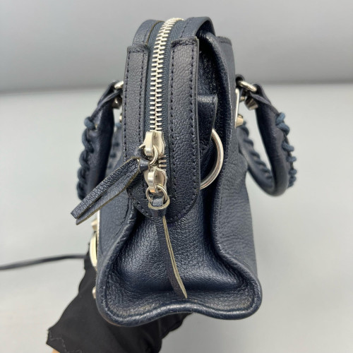 Balenciaga Mini City Calfskin Blue