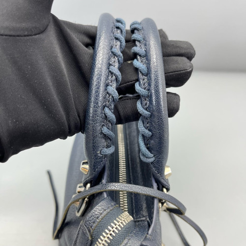 Balenciaga Mini City Calfskin Blue